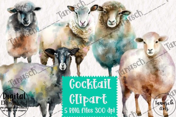Download Watercolor Sheep Clipart Part 1 - Sheep clipart Collection