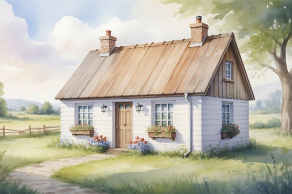 Download Cottage Garden Art Background. - Cottage garden art Collection