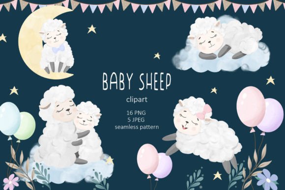 Download Cute Baby Sheep Clipart PNG, Baby Animal - Sheep clipart Collection