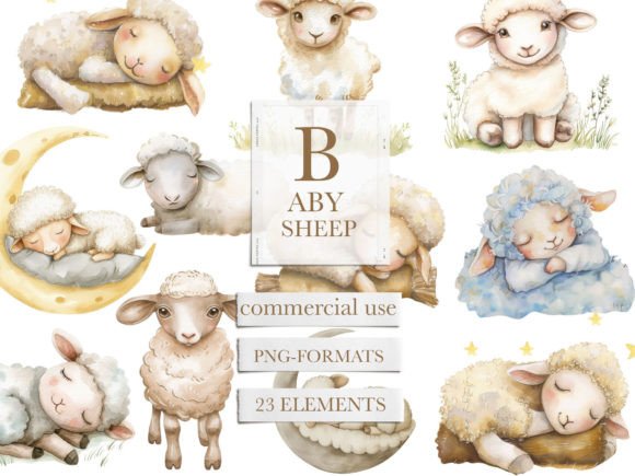 Download Watercolor Sheep Clipart, Lamb Png - Sheep clipart Collection