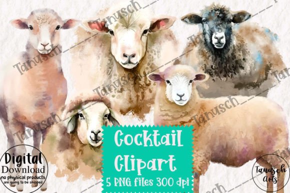 Download Watercolor Sheep Clipart Part 2 - Sheep clipart Collection