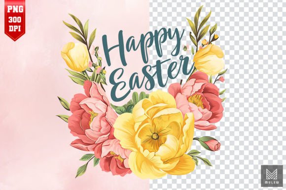 Download Happy Easter Sublimation Clipart Design - Premium Bundle
